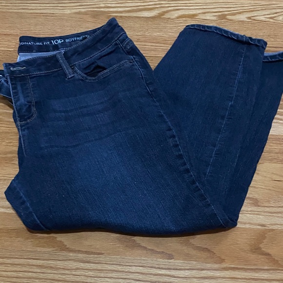 Signature Denim - Signature Indigo Boyfriend Jeans